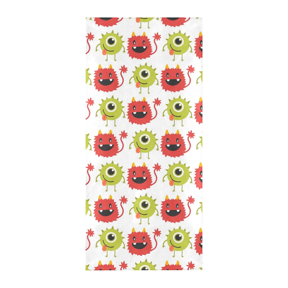 Alien Pattern Print Design 05 Beach Towel