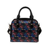Octopus sea wave tropical fishe pattern Shoulder Handbag