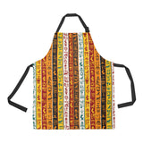 Egypt Hieroglyphics Pattern Print Design 01 All Over Print Adjustable Apron