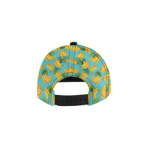 Banana Palm Leaves pattern background All Over Print Snapback Cap