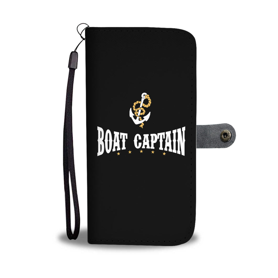 Awesome Wallet Case - Boat Captain 1 Black ccnc006 bt0201