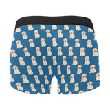 Golden Retriever Pattern Print Design 03 Men's All Over Print Boxer Briefs Men's Underwear