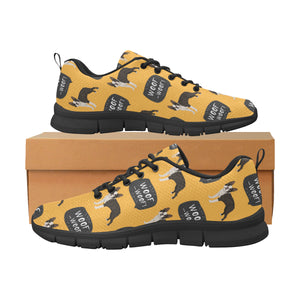 Boston terrier design pattern Men's Sneaker Shoes