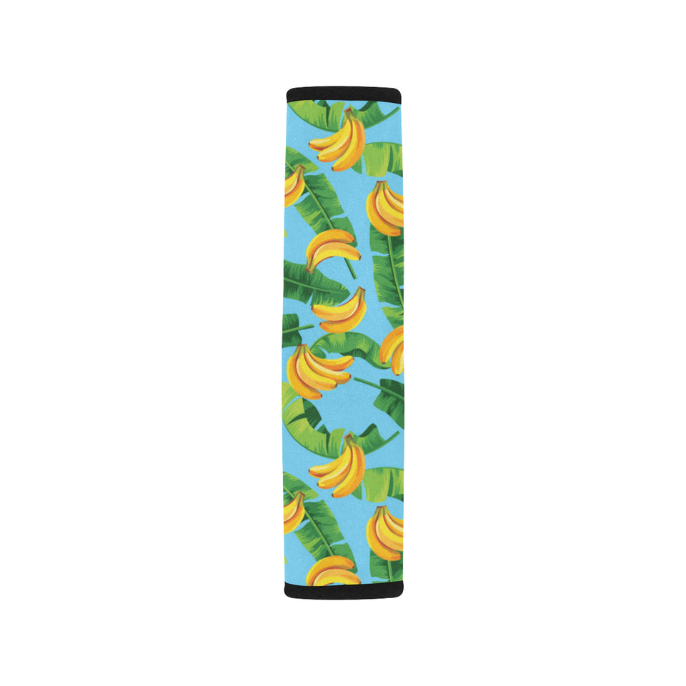 banana leaves banana design pattern Car Seat Belt Cover
