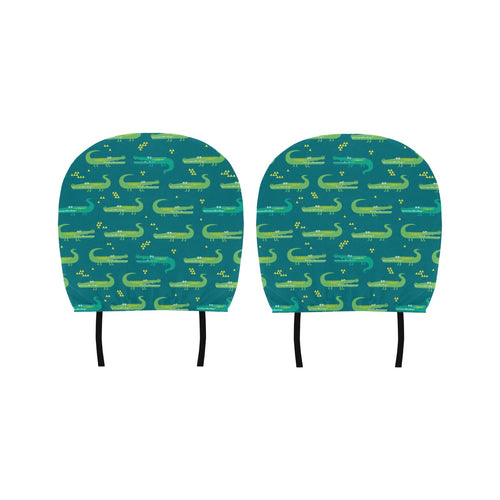 Crocodile pattern Car Headrest Cover