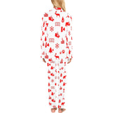 Canada Pattern Print Design 04 Women's Long Pajama Set