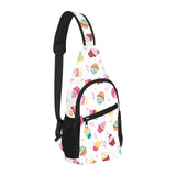 Cake cupcake design pattern All Over Print Chest Bag