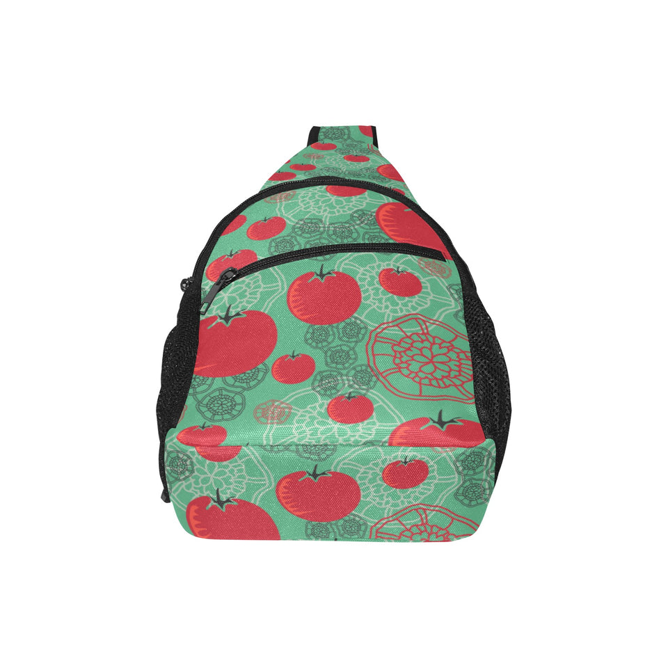 Tomato design pattern All Over Print Chest Bag