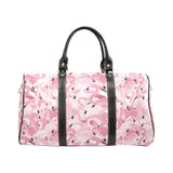 Pink flamingos pattern background Travel Bag