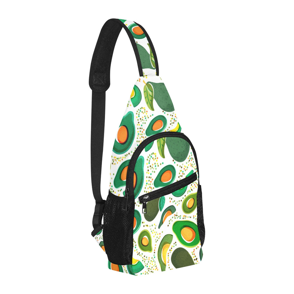 Avocado design pattern All Over Print Chest Bag