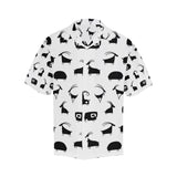 Goat ram pattern Men's All Over Print Hawaiian Shirt