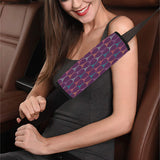 Eiffel Tower Pattern Print Design 05 Car Seat Belt Cover