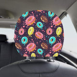 Colorful donut glaze pattern Car Headrest Cover