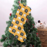 Bull Terrier Pattern Print Design 03 Christmas Stocking