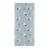 poodle dog pattern Beach Towel