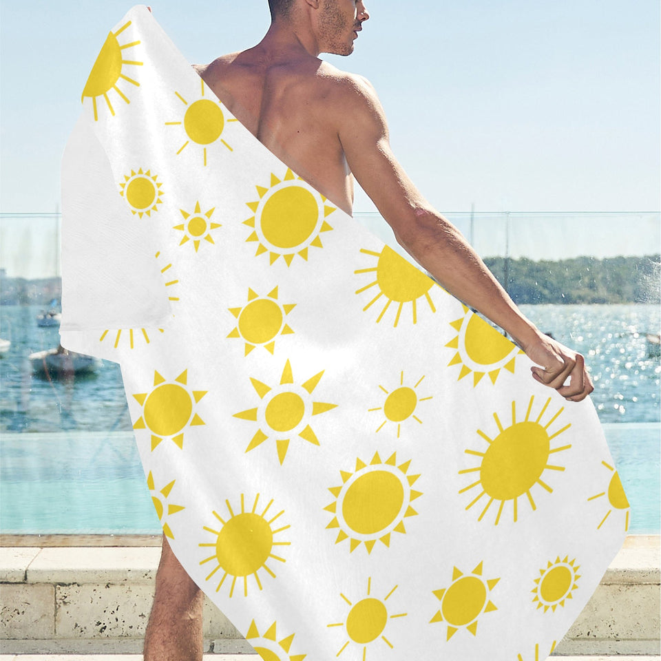 Sun pattern Beach Towel