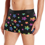 Colorful star pattern Men's All Over Print Boxer Briefs Men's Underwear