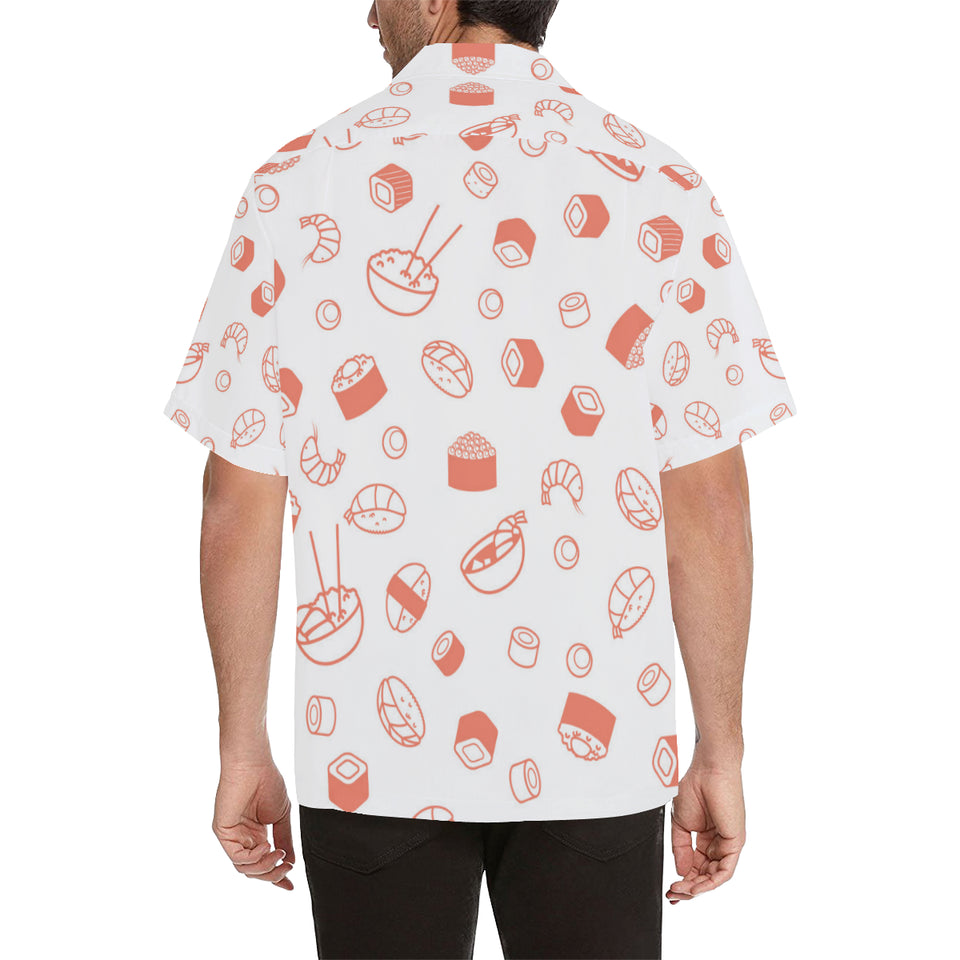 Sushi pattern Men's All Over Print Hawaiian Shirt