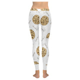 Sketch style cookie pattern Women's Legging Fulfilled In US