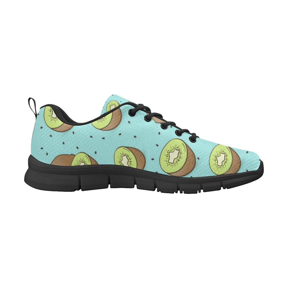 Kiwi blue background Women's Sneaker Shoes