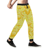 lemon pattern Unisex Casual Sweatpants