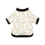 Golden Retriever Pattern Print Design 04 All Over Print Pet Dog Round Neck Fuzzy Shirt