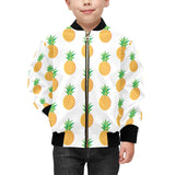 Pineapples pattern Kids' Boys' Girls' Bomber Jacket