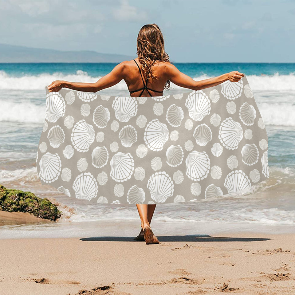 Scallop shell pattern Beach Towel