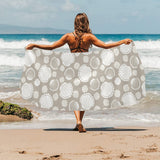 Scallop shell pattern Beach Towel