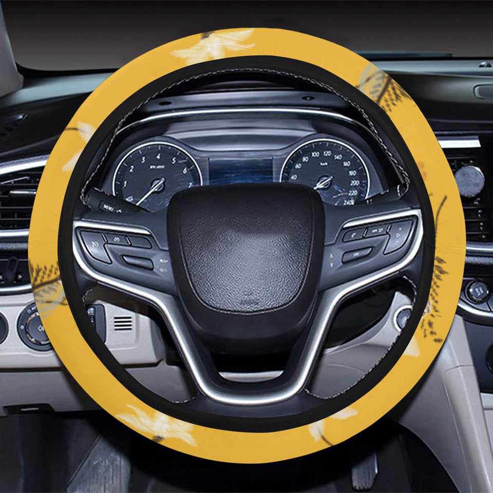 Bee flower pattern Car Steering Wheel Cover