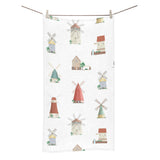 windmill design pattern Bath Towel