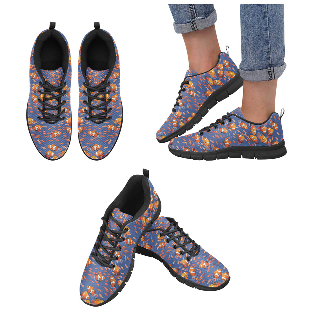 Clown Fish Pattern Print Design 04 Women's Sneaker Shoes