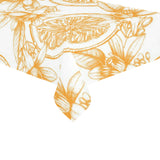 hand drawn orange fruit pattern Tablecloth