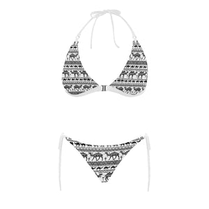 Camel polynesian tribal pattern Sexy Bikinis Two-Piece Swimsuits