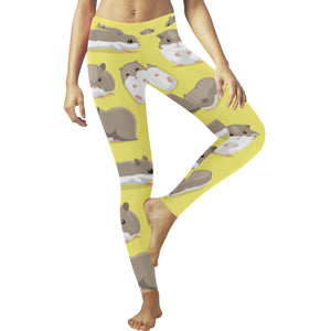 Cute Hamster pattern Women's Legging Fulfilled In US