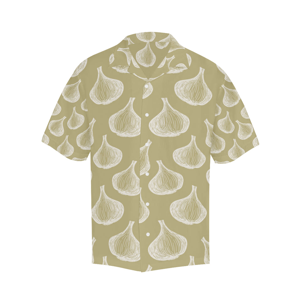 Garlic design pattern Men's All Over Print Hawaiian Shirt