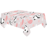 Cute panda ballon heart pattern Tablecloth