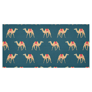Camel pattern blue blackground Tablecloth