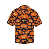 Halloween Pumpkin pattern Men's All Over Print Hawaiian Shirt