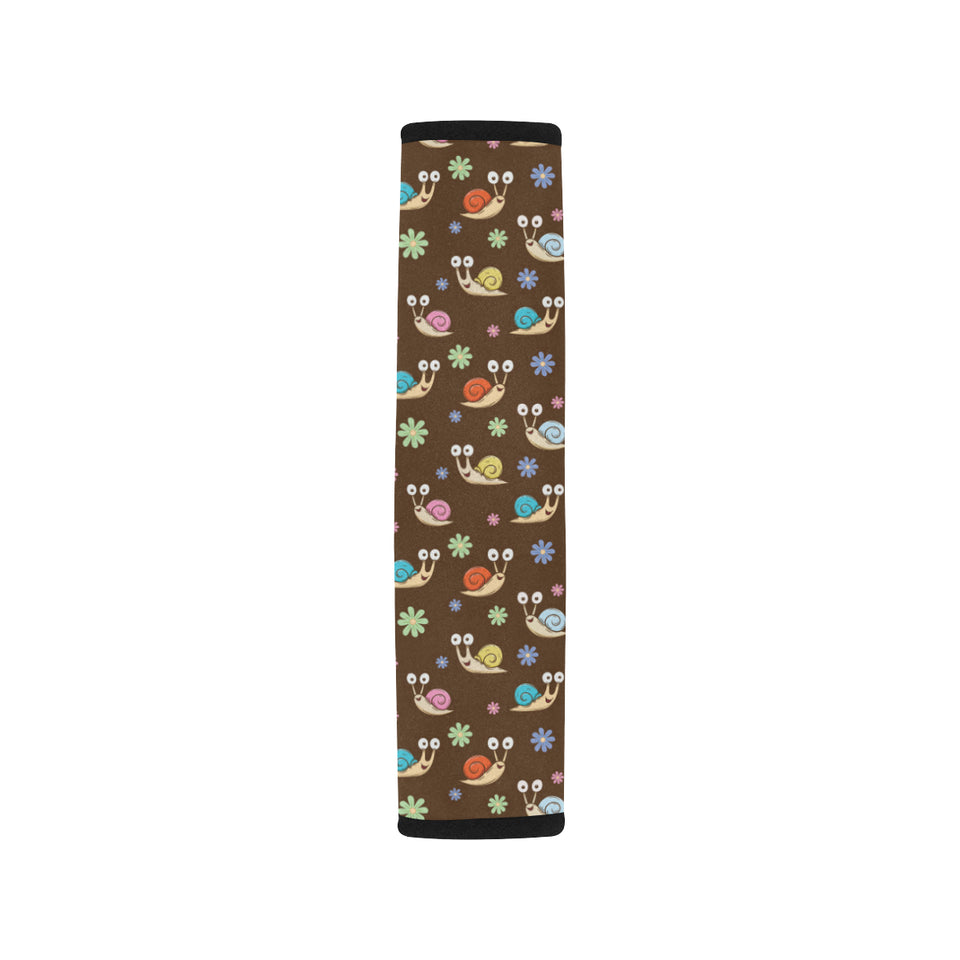 Snail Pattern Print Design 03 Car Seat Belt Cover