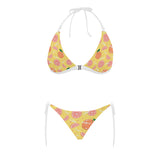 Grapefruit yellow background Sexy Bikinis Two-Piece Swimsuits