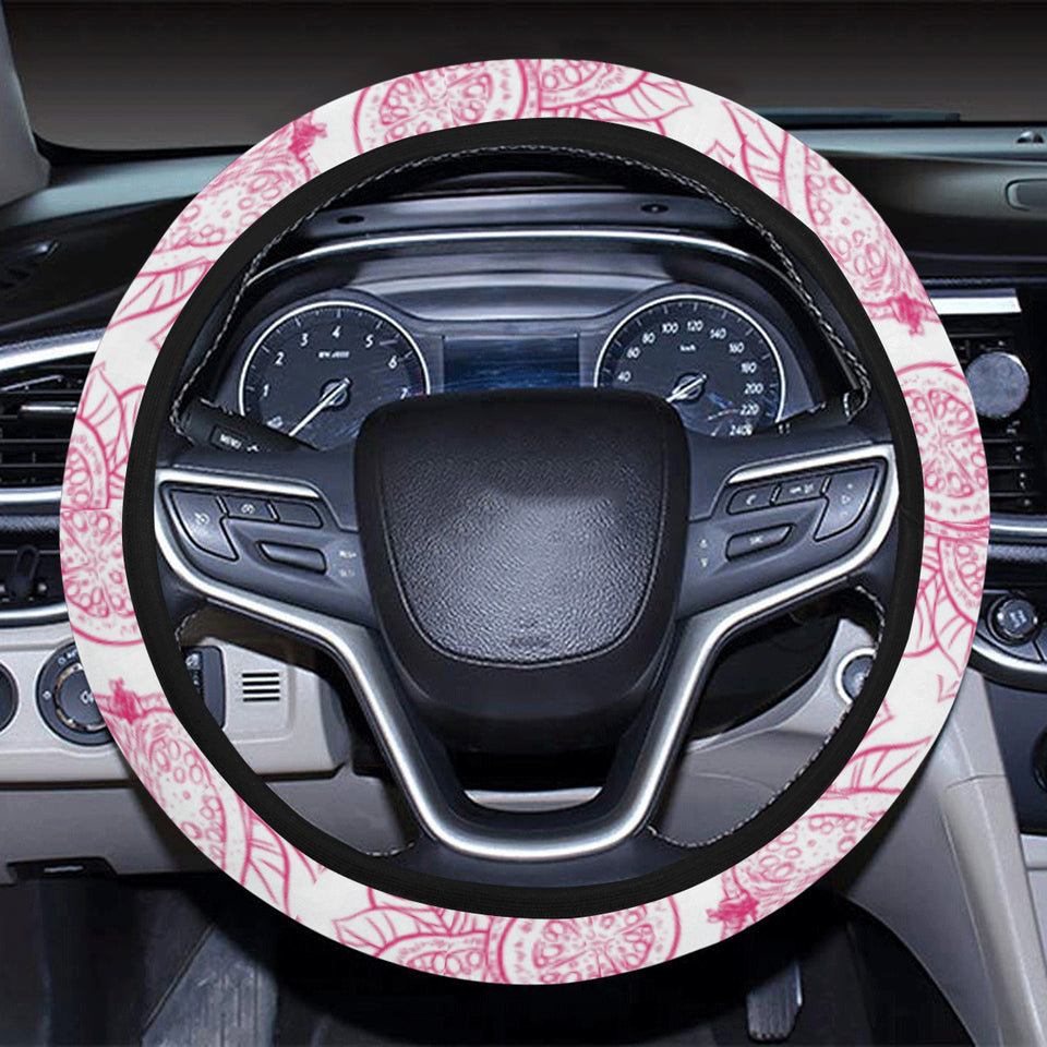 Sketch guava pattern Car Steering Wheel Cover