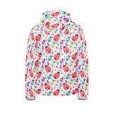Ladybug Pattern Print Design 03 Kids' Boys' Girls' Padded Hooded Jacket