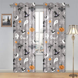 Halloween design pattern Gauze Curtain
