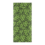 Green hop pattern Beach Towel