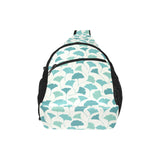Green ginkgo leaves pattern All Over Print Chest Bag