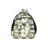 Canabis Marijuana Weed Pattern Print Design 05 All Over Print Chest Bag