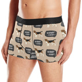 Beagle pattern Men's All Over Print Boxer Briefs Men's Underwear