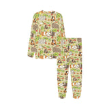 Guinea Pig Pattern Print Design 04 Kids' Boys' Girls' All Over Print Pajama Set