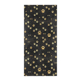 Dog Paws Pattern Print Design 05 Beach Towel